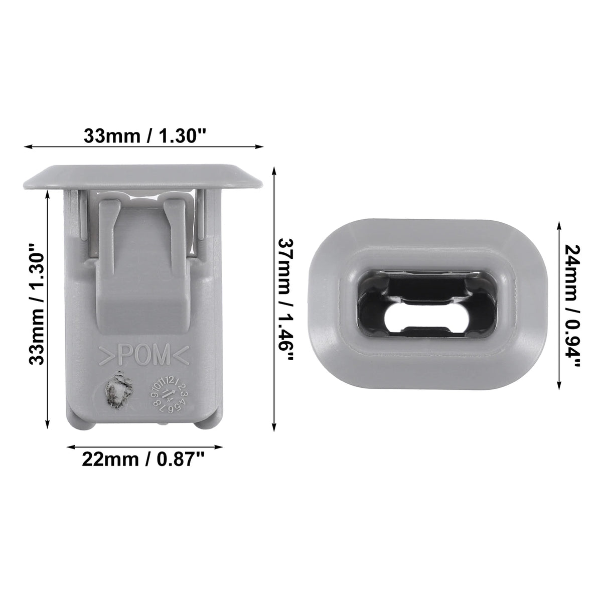 2 x Rear Seat Cushion Pad Clips for Mercedes-Benz A220 (2019-2021)