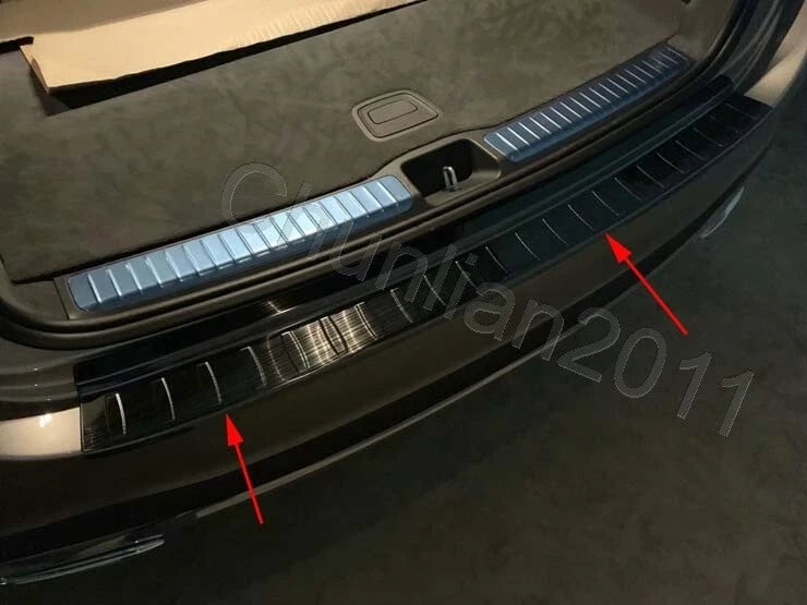 Rear Bumper Protector Cover Trim for Mercedes-Benz GLE 350 450 (2020-2021)