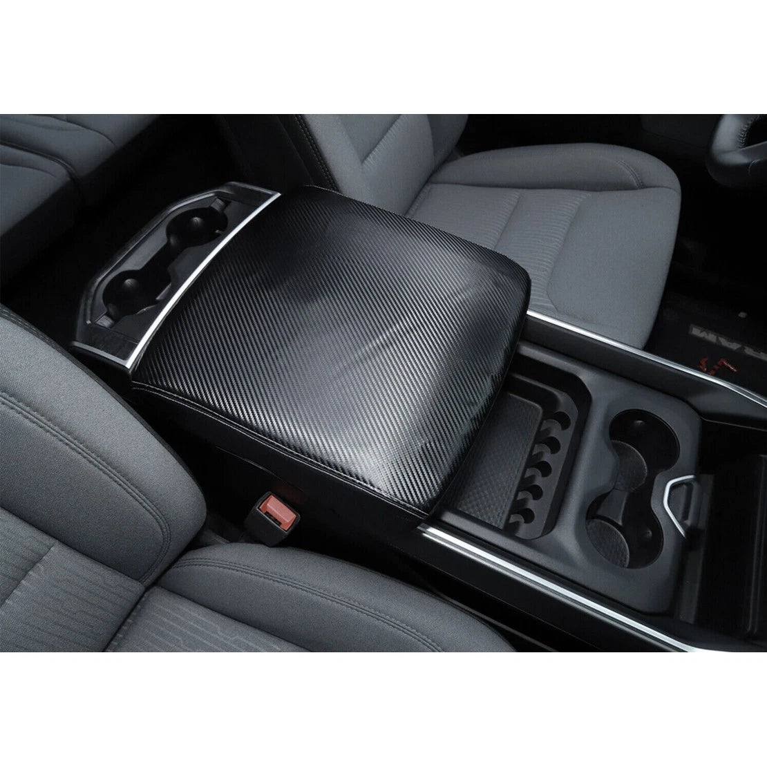 Center Console Armrest Pad Cover for Dodge Ram 1500 2500 3500 4500 (2018-2021)