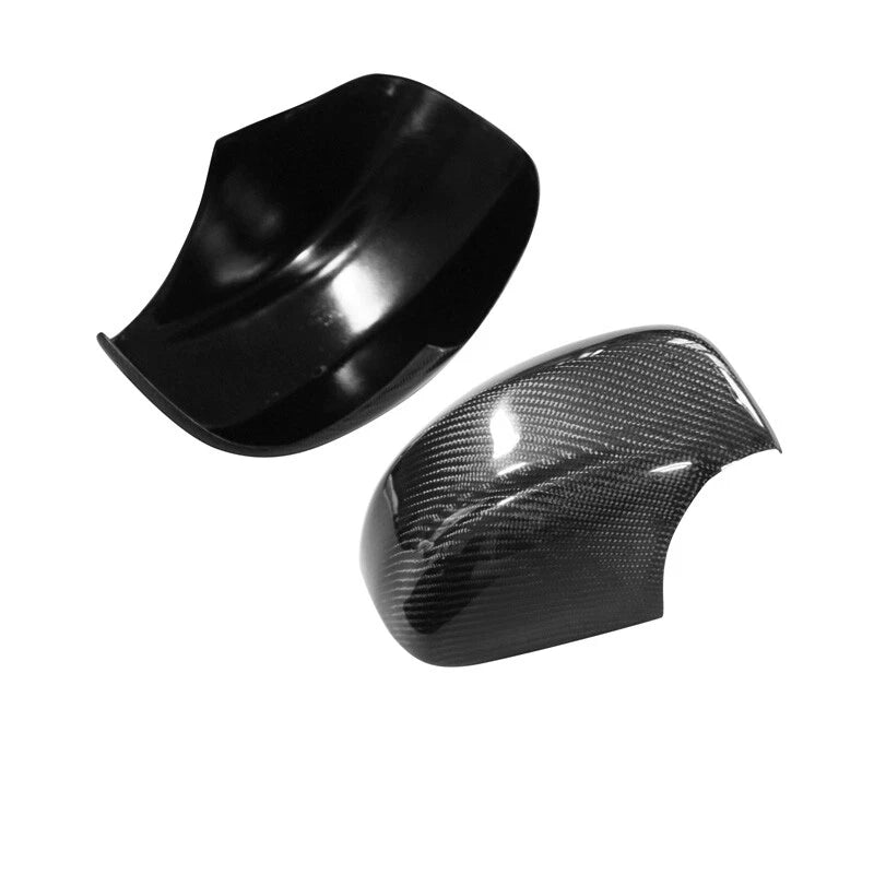 Overlay Real Carbon Fiber Wing Mirror Cover Caps Fit For Nissan GTR 2012-2018