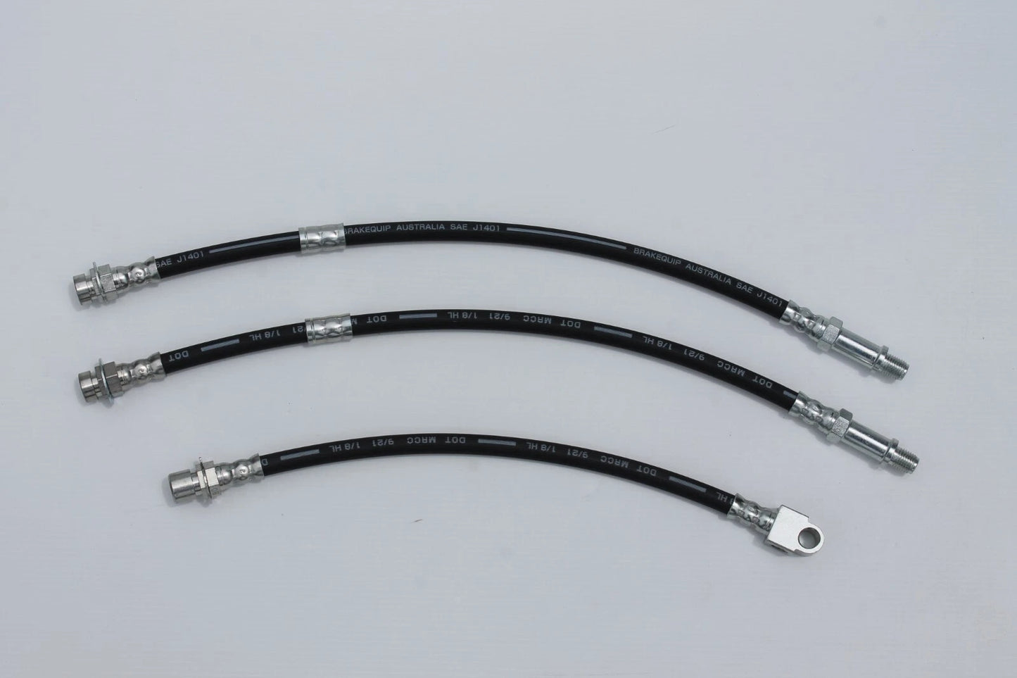 Brake Hose Set (3) for Chevy Impala, Bel Air (1/69-12/70) Disc Brakes