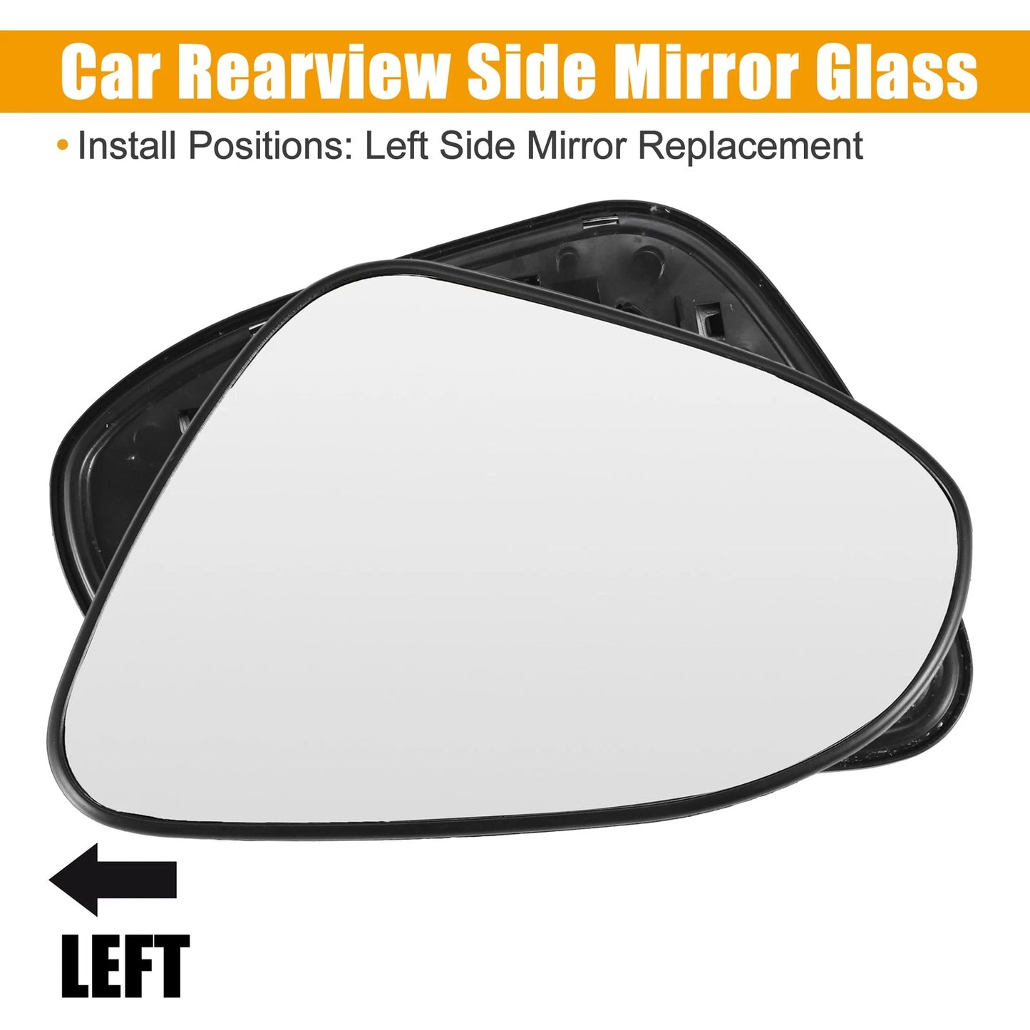 Left Side Rearview Heated Mirror Glass for Toyota Prius C (2012–2015)