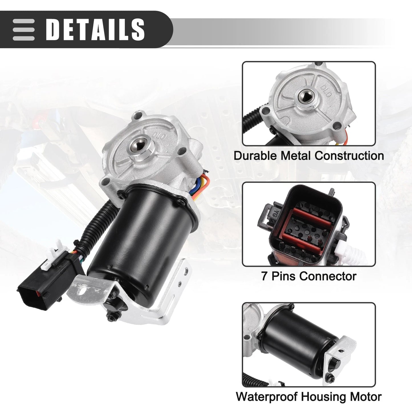Transfer Case Motor for Ford F-150 (2009-2011) Silver Tone