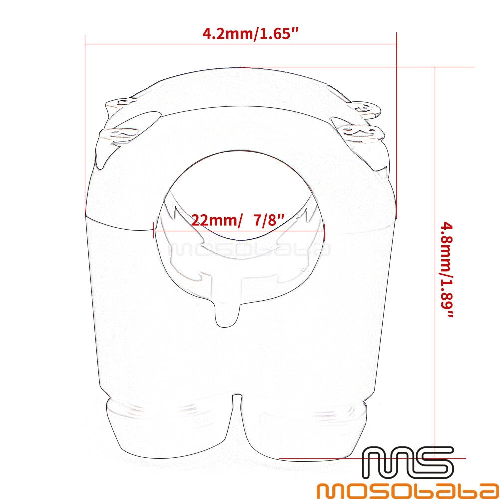 7/8'' Motorcycle M-Switch for Honda, Harley, Kawasaki