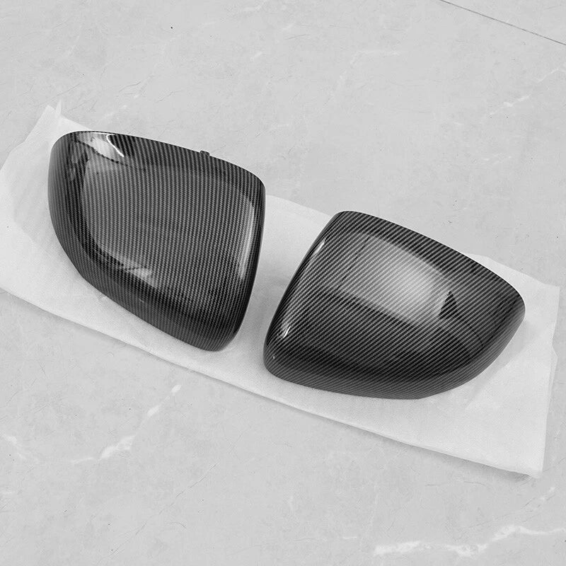 Carbon Black Side Rearview Mirror Cover for Mercedes Benz W177 A200 (2019-22)