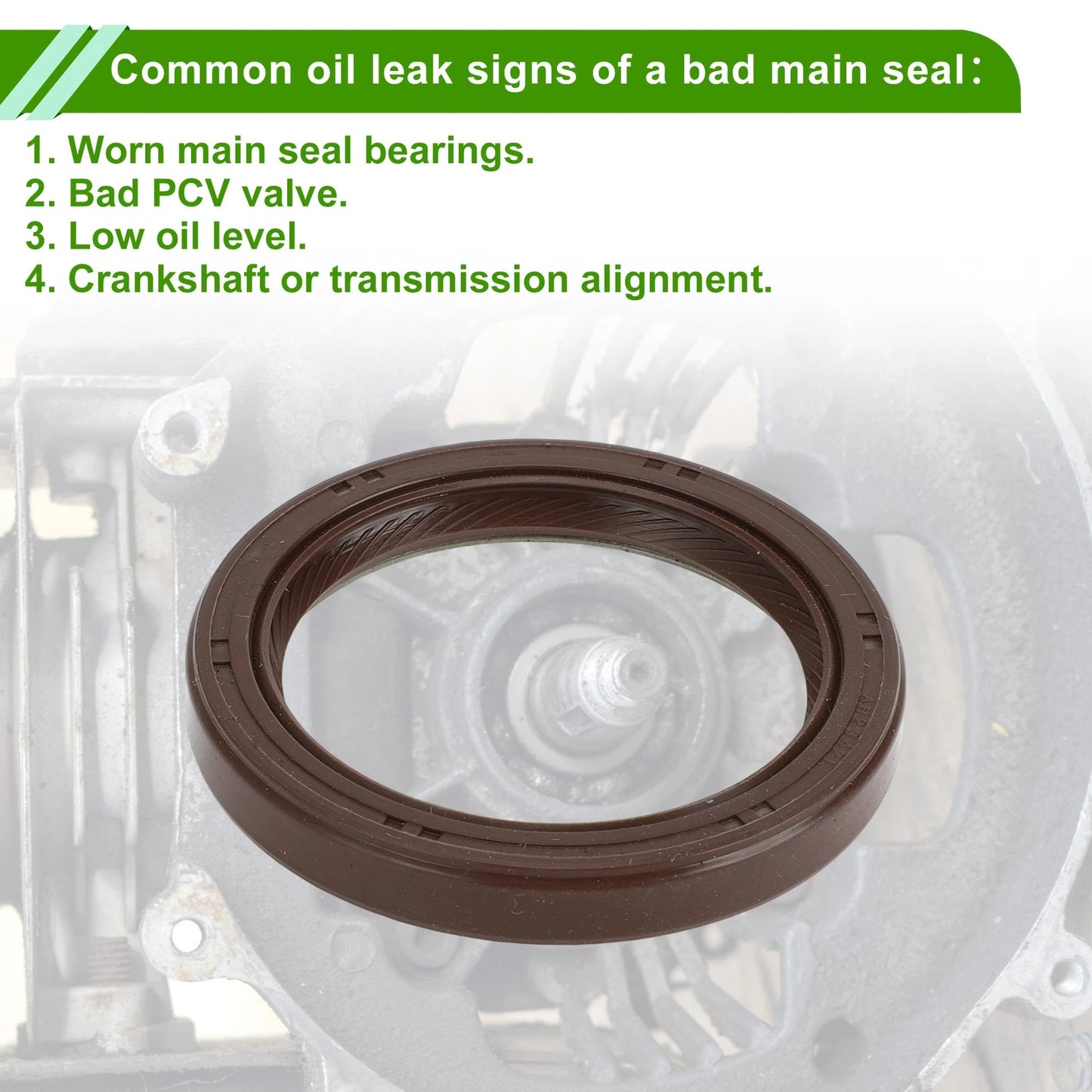 Crankshaft Oil Seal for Honda Accord, Odyssey, Prelude (1990-2002)