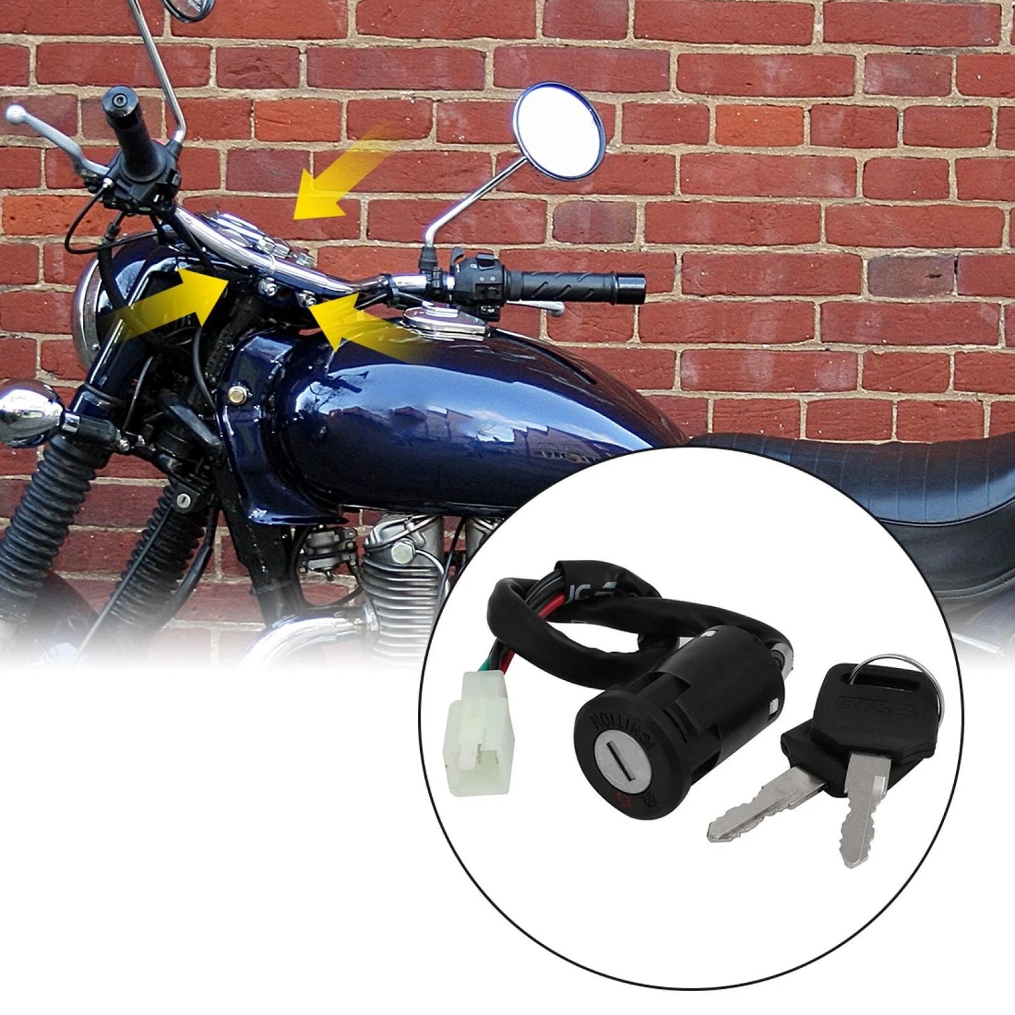 Key Switch Lock for Motorcycle