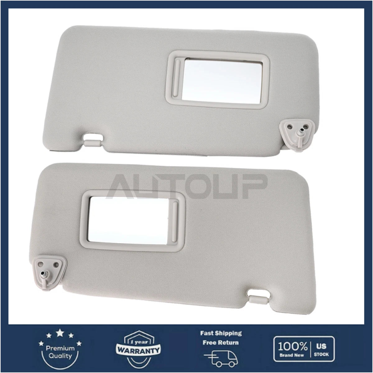 Sun Protection Shade with Mirror for Nissan Versa S SL 4 Cyl (2007–2012)