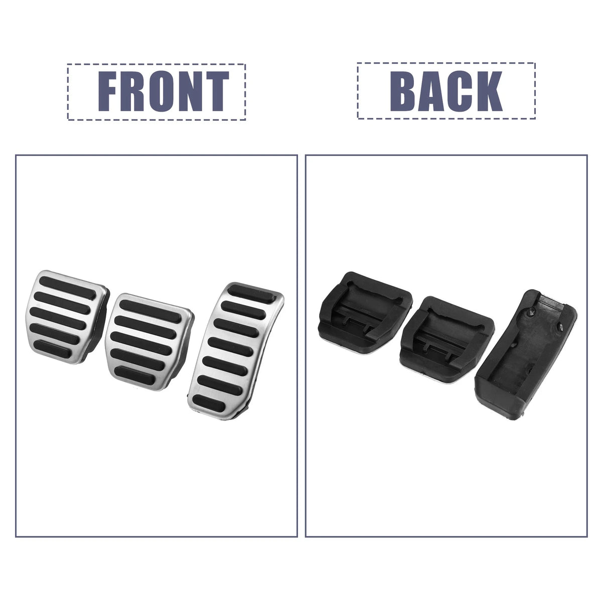 Brake Pedal Gas Accelerator Cover for Volvo XC60 (2010-2015) - 3 x Items