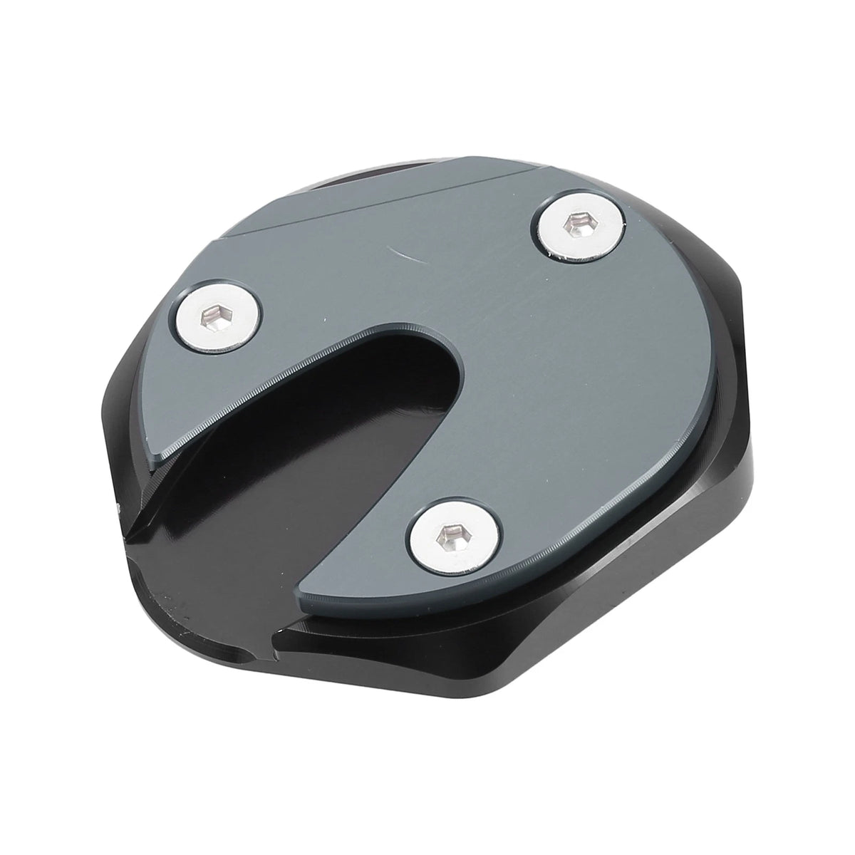 Motorcycle Kickstand Pad Black Titanium Tone for Honda DAX ST125 (2022-2023)