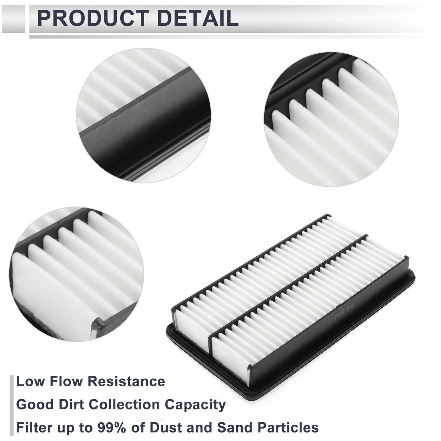 Engine Air Filter for Mazda 6 (2003-2008) - RF4F13Z40, 1 Pcs