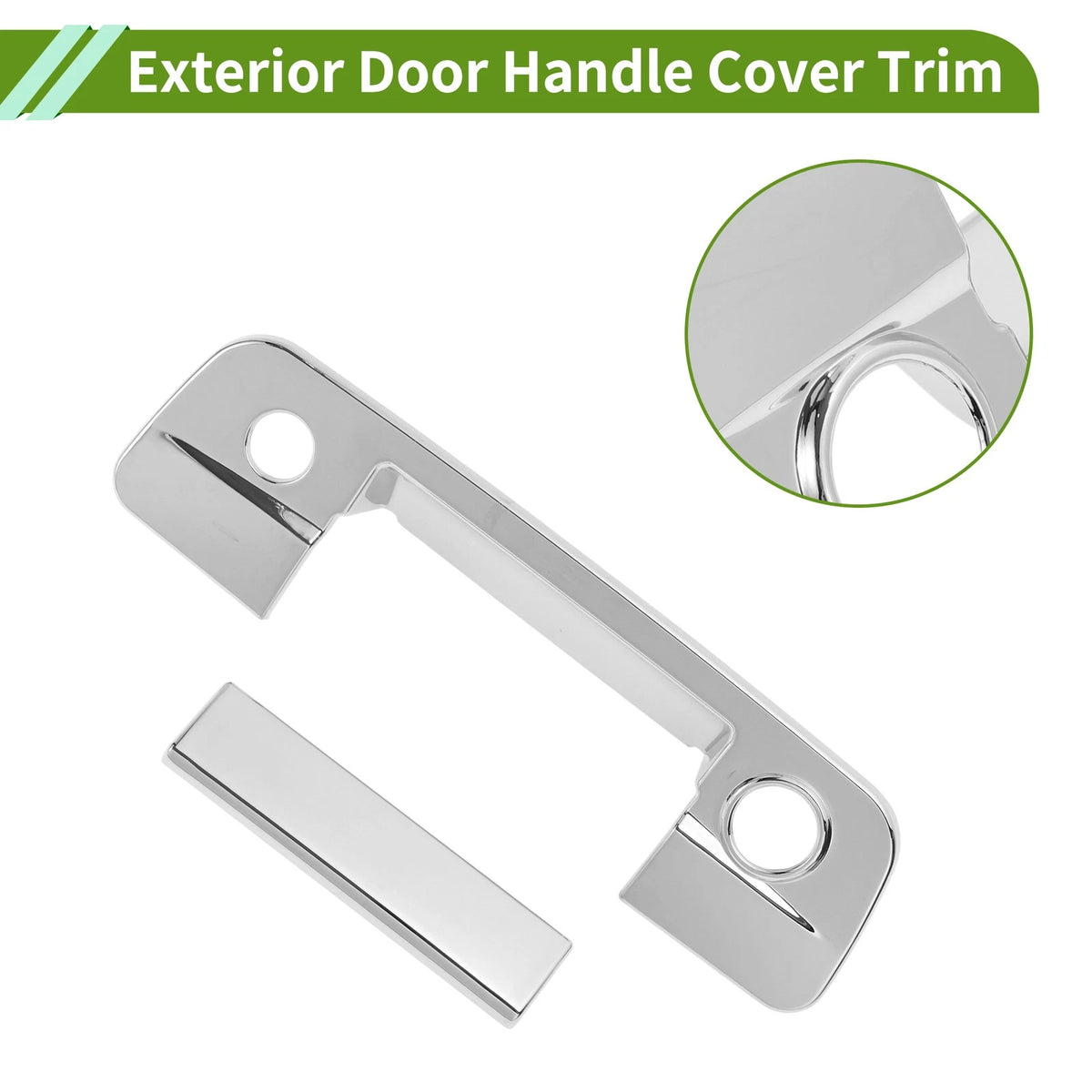 Exterior Door Handle Cover Trim for Dodge Ram 1500 2500 3500 (2009-2018)