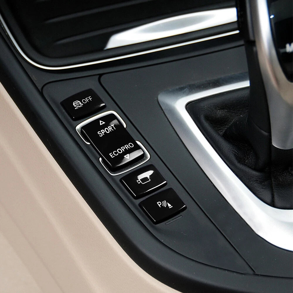4Pcs Gear Shift Button Covers for BMW 1 2 3 4 Series (F20-F23)