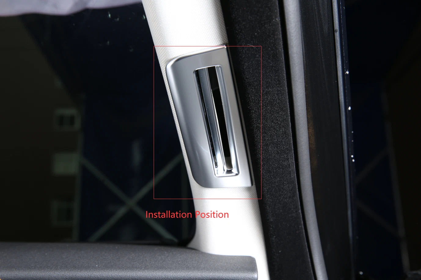 Front Upper A/C Vent Outlet Cover Trim for 2018-2023 Range Rover Velar (2018-2023)