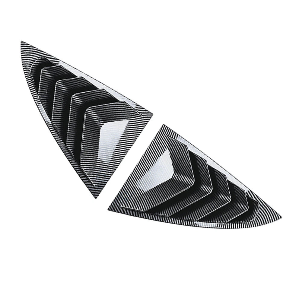 Carbon Fiber Rear Window Louver Cover Trim for Tesla Model Y (2020-2023)