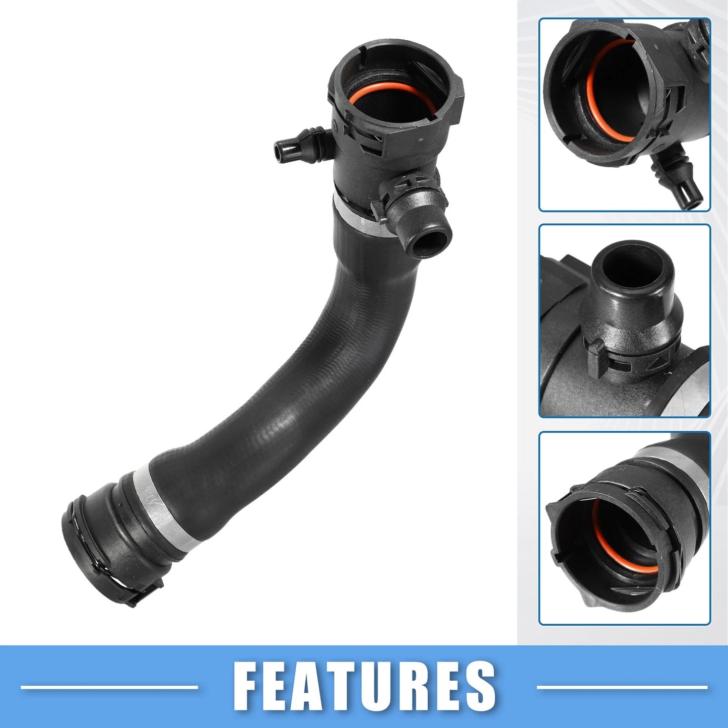 Radiator Coolant Hose for BMW X4 M40i (2018) - 1 x Hose, No. 17127646150