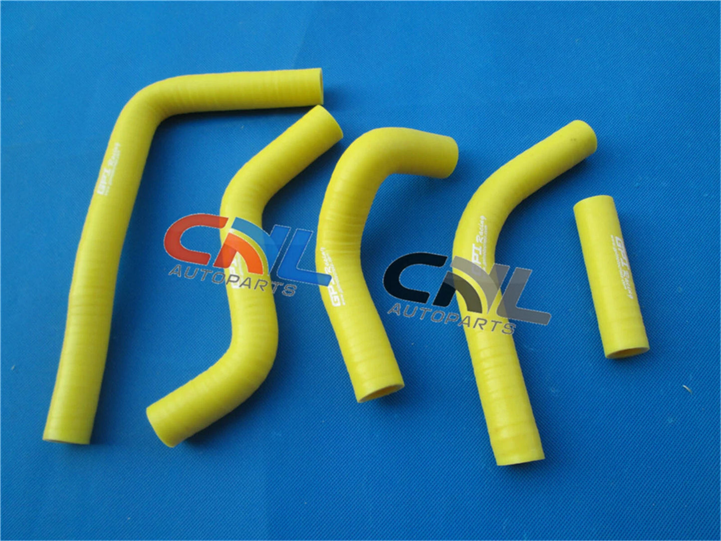 Silicone Radiator Hose for Suzuki RMZ450 (2011-2013) - Yellow 2 x Hoses