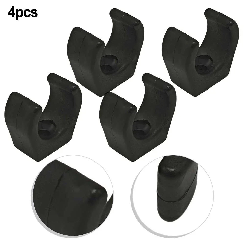 Boat Stowage Clips 4pcs Plastic Holder for Fishing Rod/Paddle 1 Inch Dia