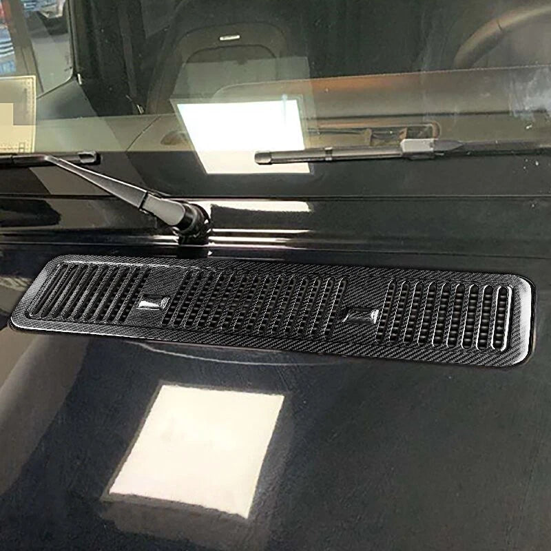 Real Carbon Hood Windshield Front Air Vent Cover for Benz G500 G63 W464 2019-23