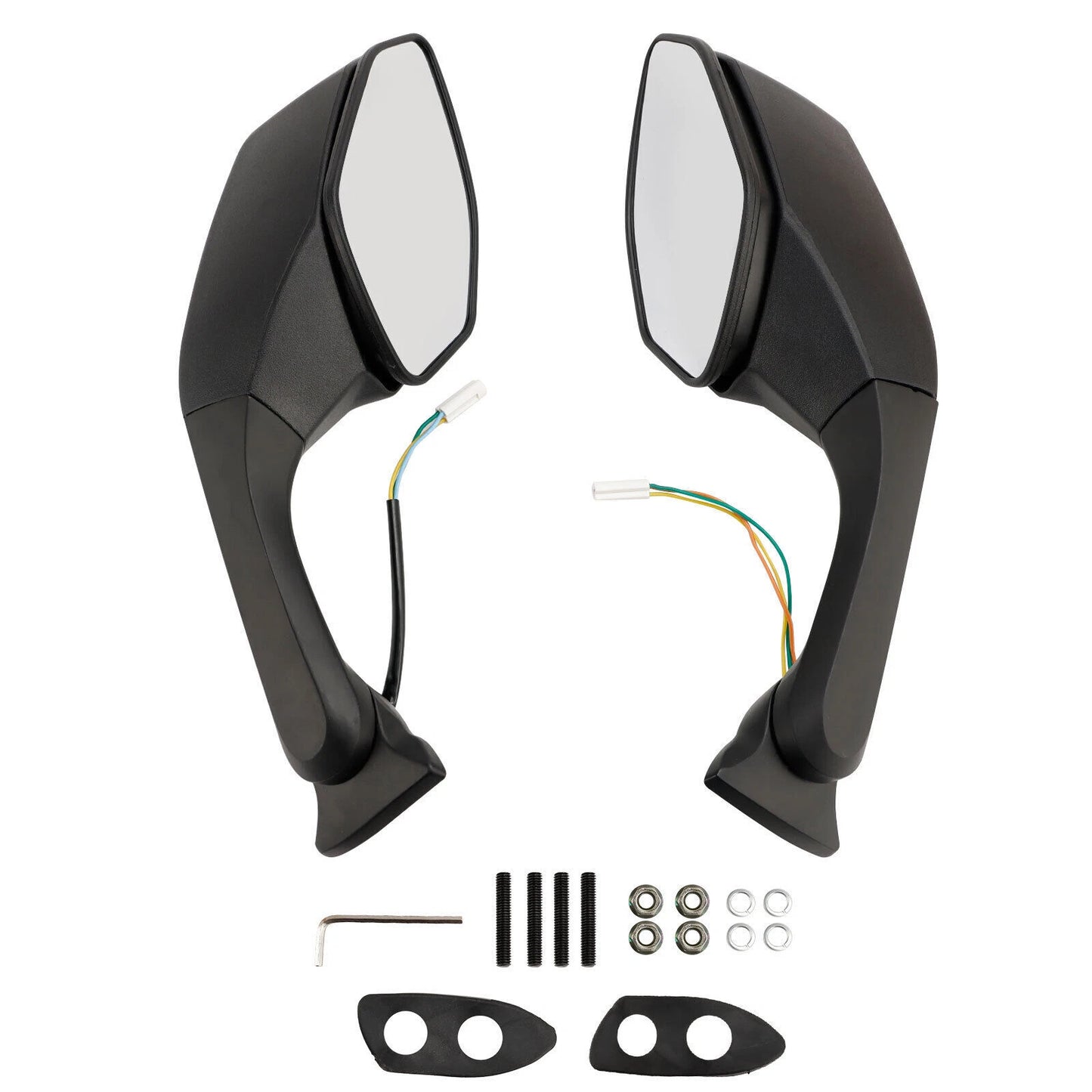 Mirrors Pair with Indicators for Yamaha YZF R1 (2015-2023)