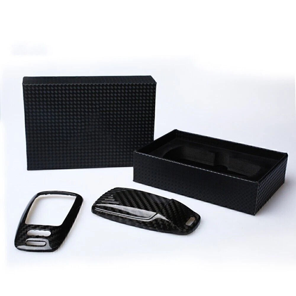 Carbon Fiber Key Case Cover for Audi A4 A5 S4 S5 Q5 TT (2013-2020)