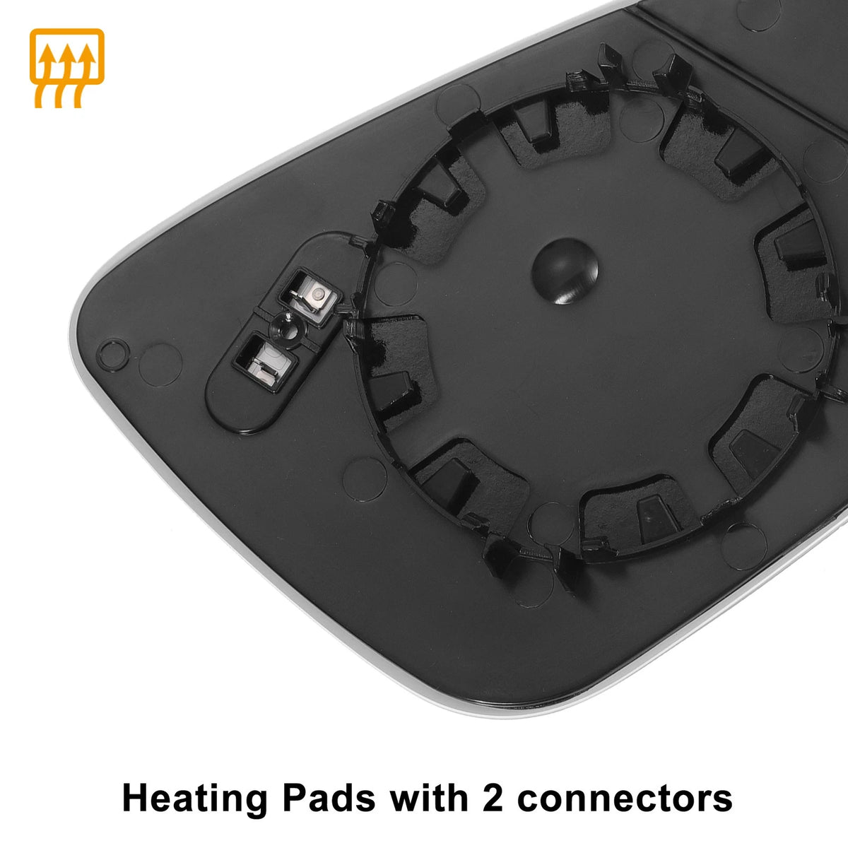 Left Side White Heated Mirror Glass for BMW 2 3 4 5 6 7 Series (2014-2023)