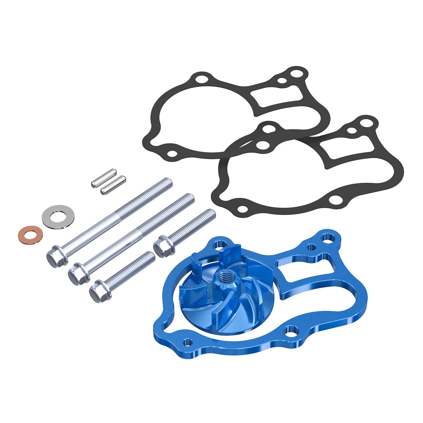 Water Pump Impeller Cooler Spacer Kit for Yamaha YZ250 YZ250X (2016-2023)