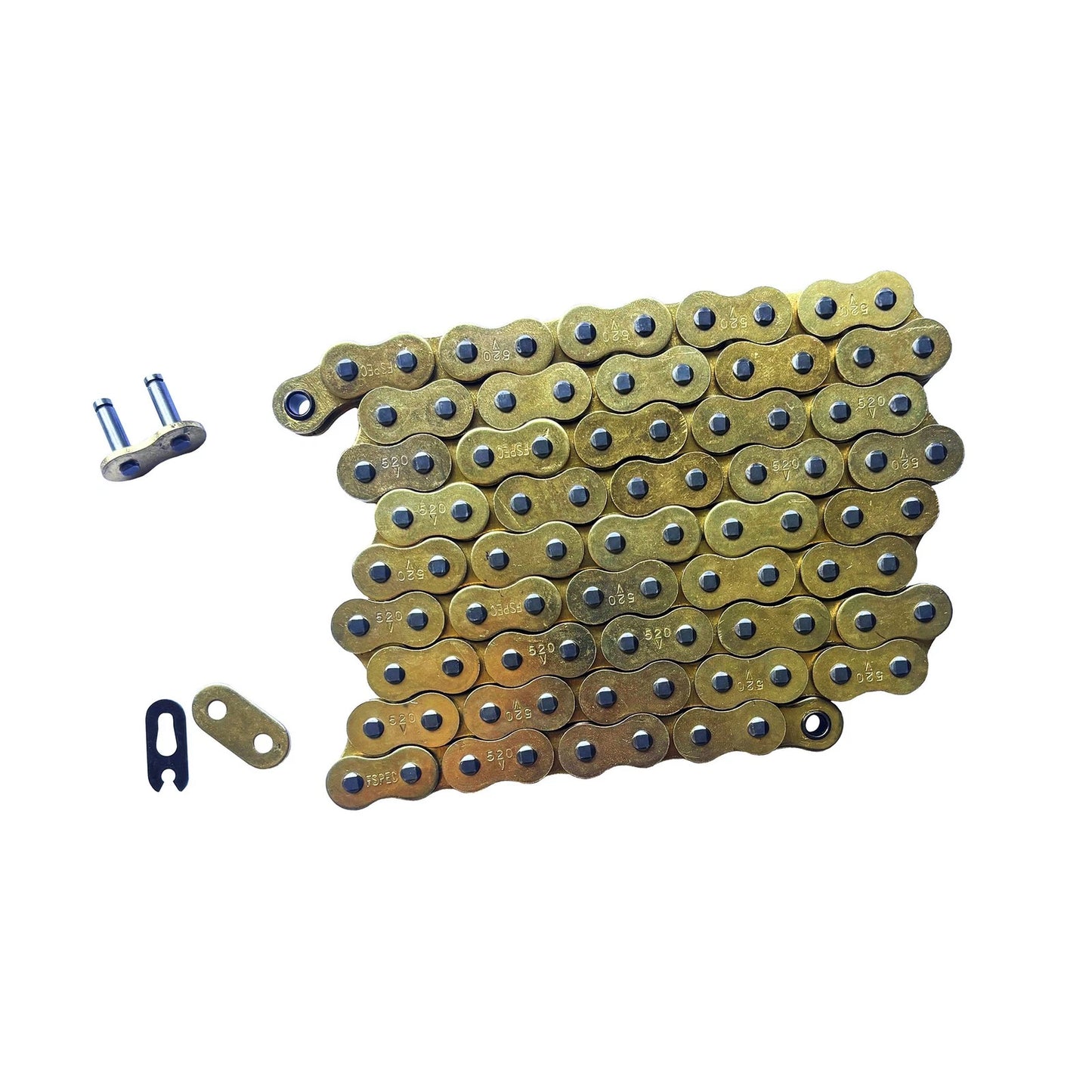 Gold / 520x90 / Non-Sealed Drive Chain for Kawasaki Mojave 250