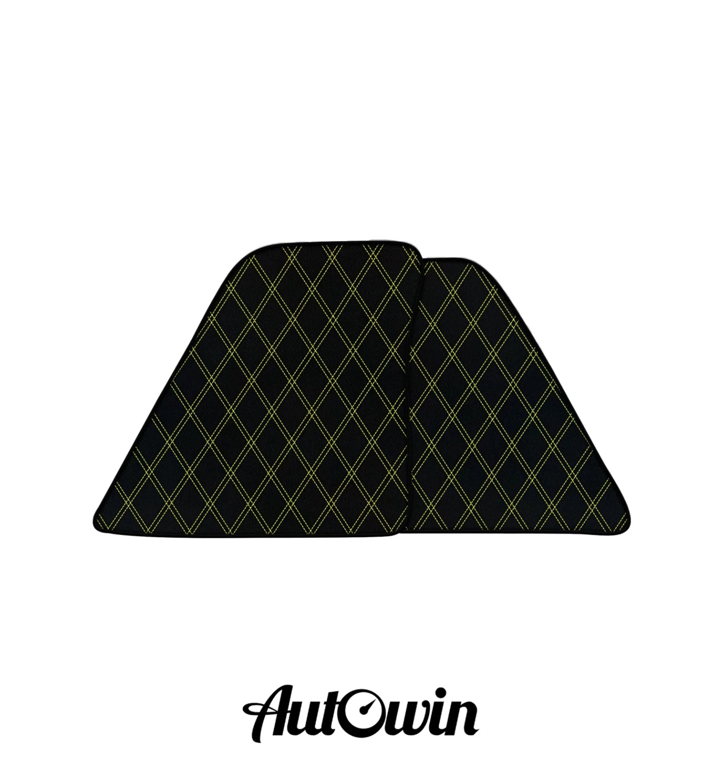 Customizable Double Diamond Pattern Floor Mats for Ferrari SF90 Stradale