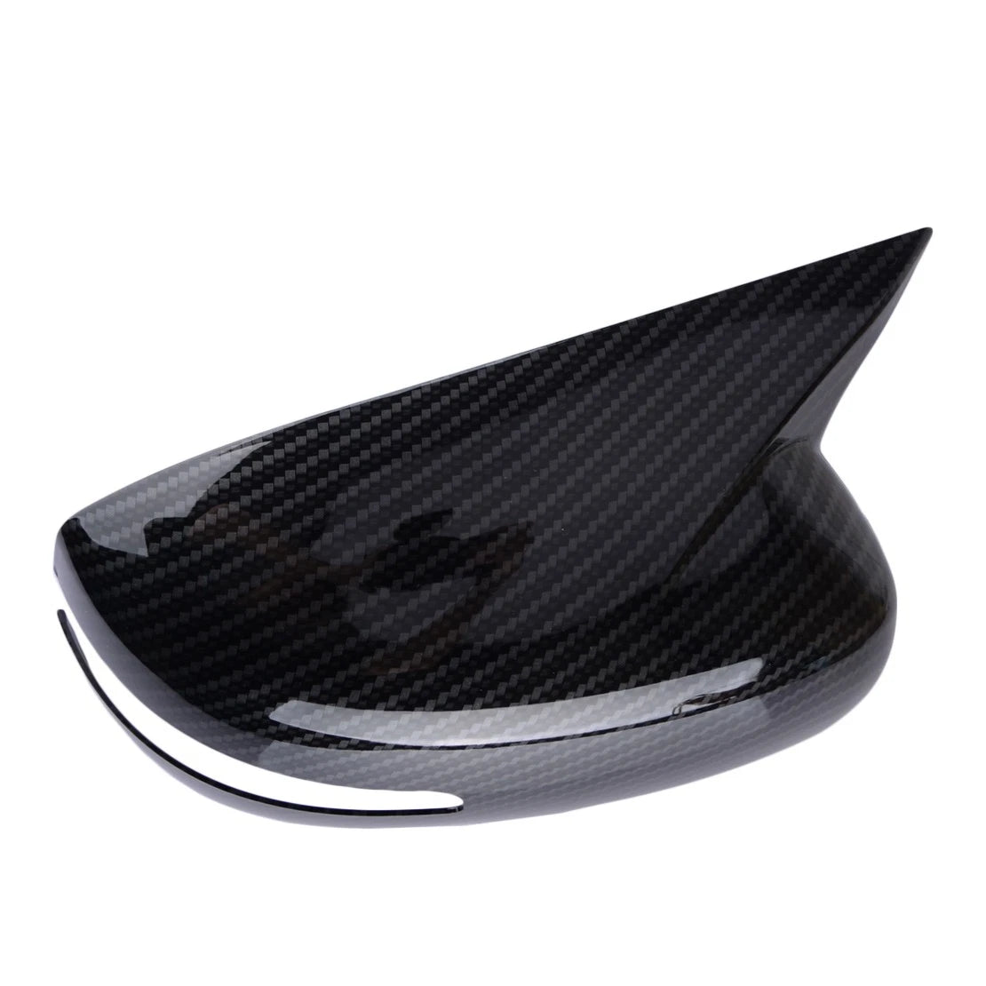 2 x Exterior Mirror Covers Carbon Fiber Style for Mitsubishi Lancer EVO