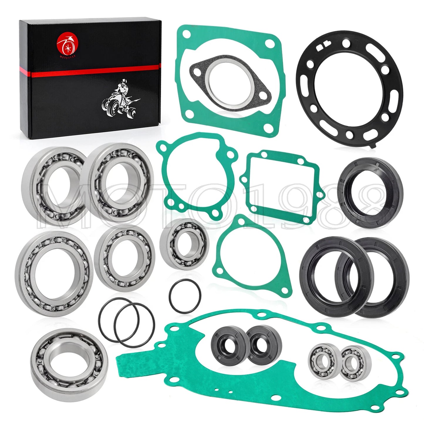 Engine Bearing Seal Gasket kit for Polaris Scrambler 400 2x4/4x4 (1999–2002)