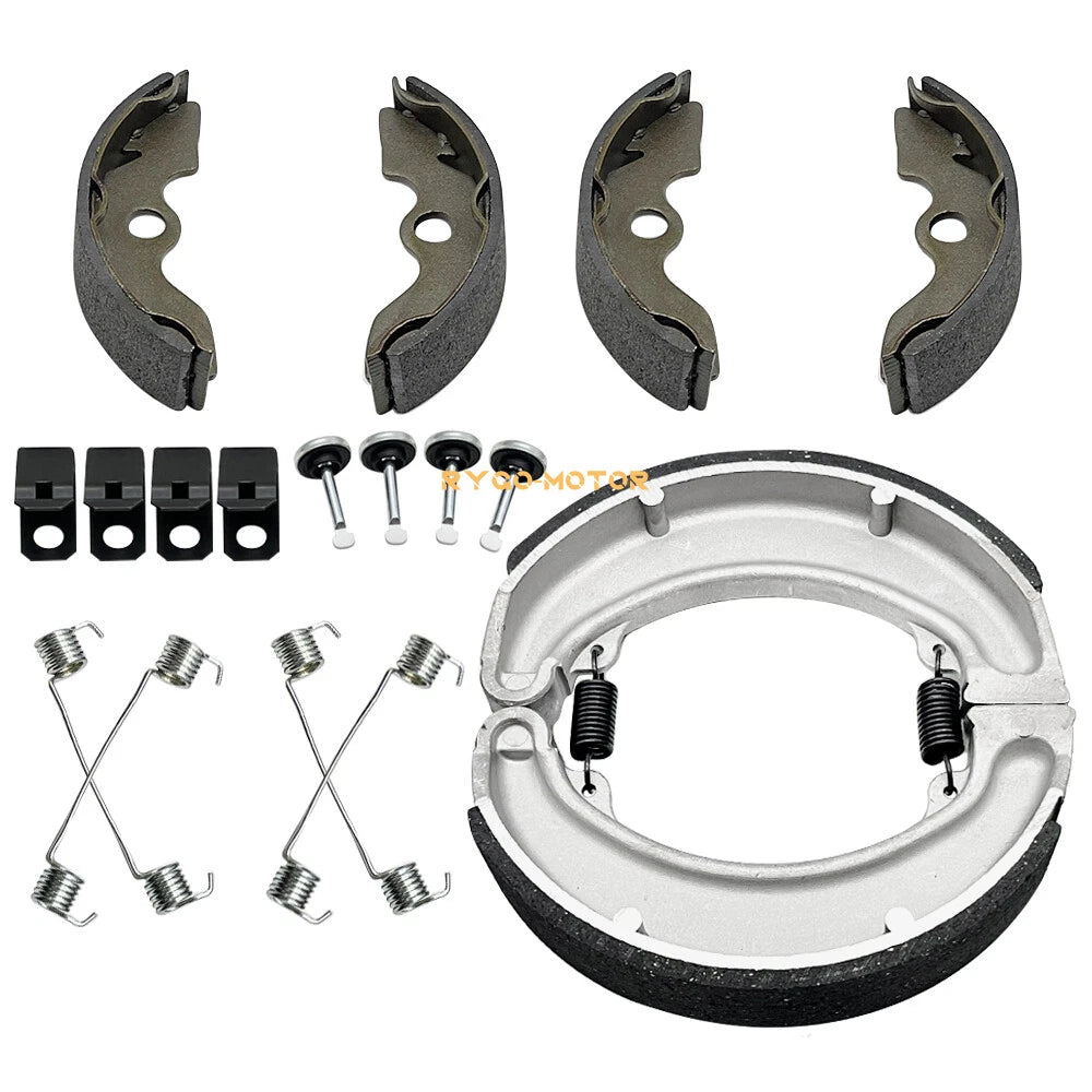 2x4 Front & Rear Brake Shoes Pins for Honda Fourtrax 300 (1988–2000)