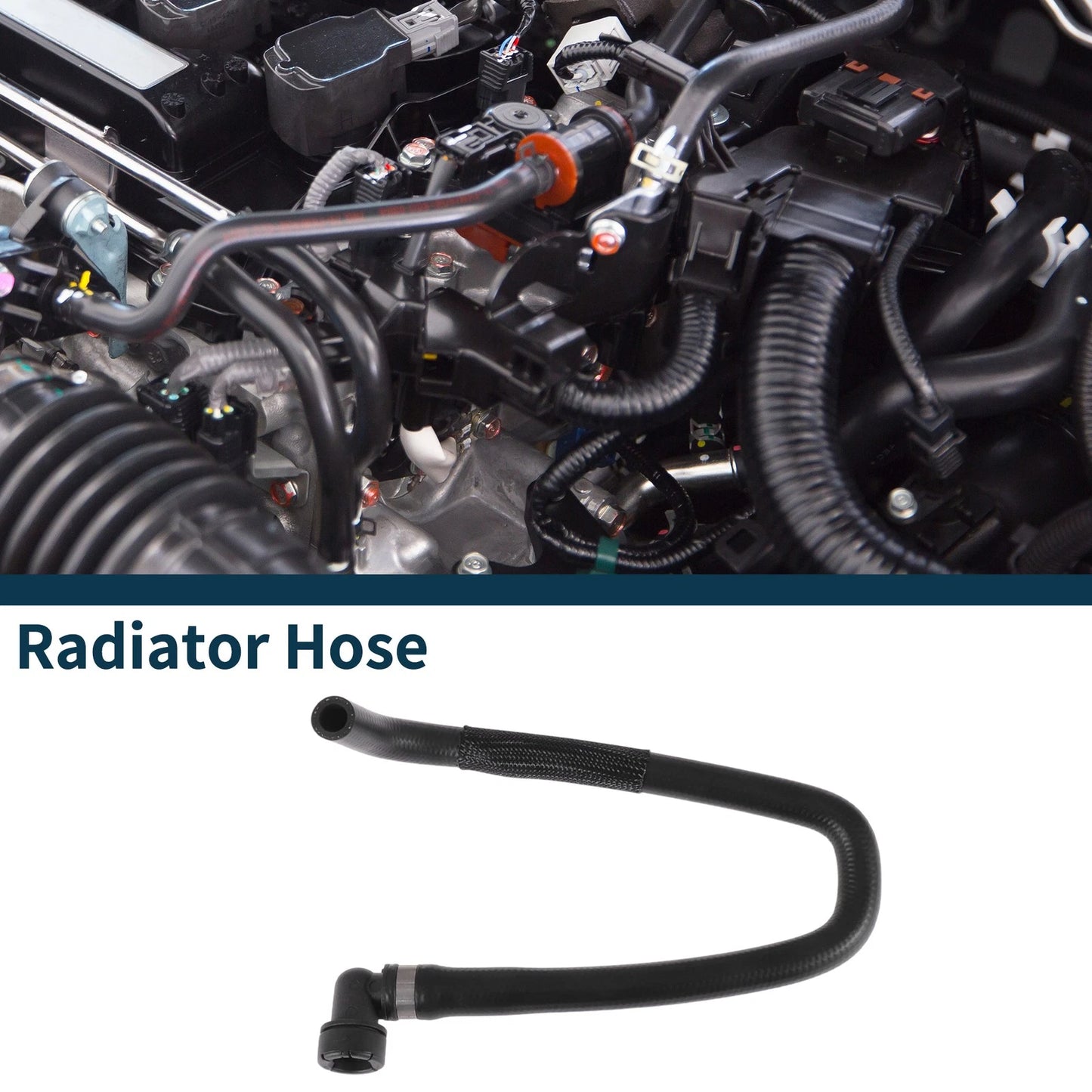 Radiator Hose Warm Air Inlet Pipe for Volvo S60 (2001-2007) 1 x Rubber Black