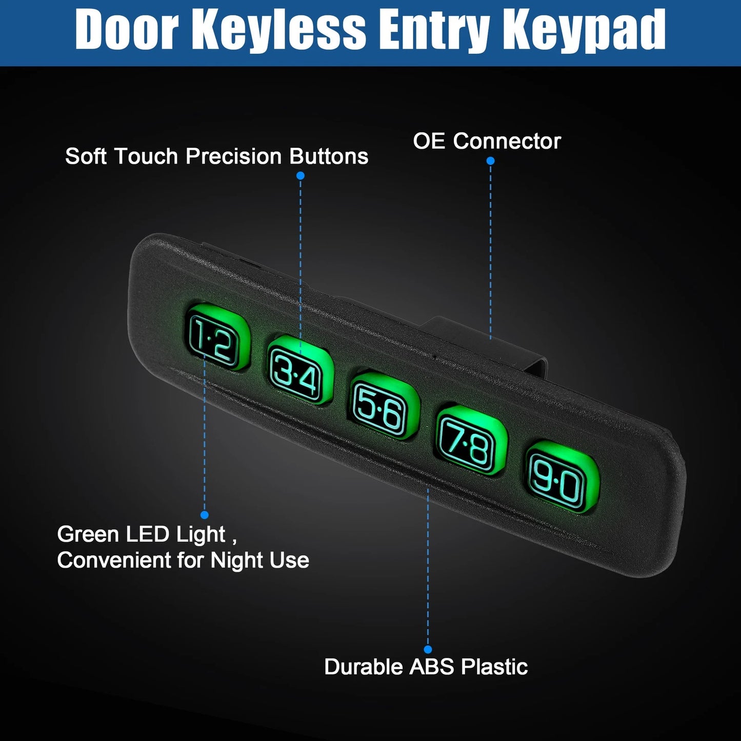 Driver Side Keyless Entry Keypad for Ford F250 F350 (2008-2010)