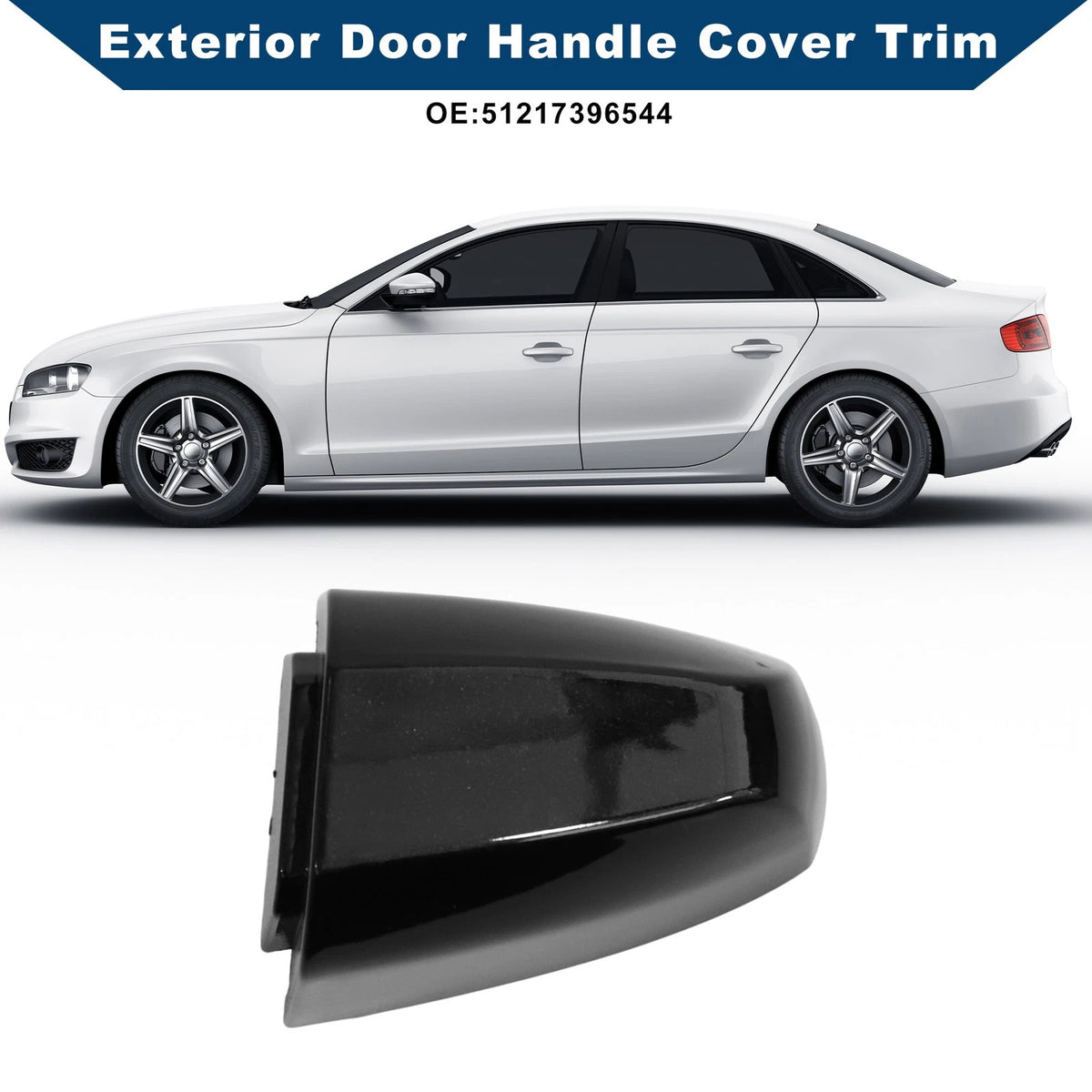 Exterior Door Handle Cover Trim for BMW X1 X2 X5 X6 2014-2019 Blue ABS