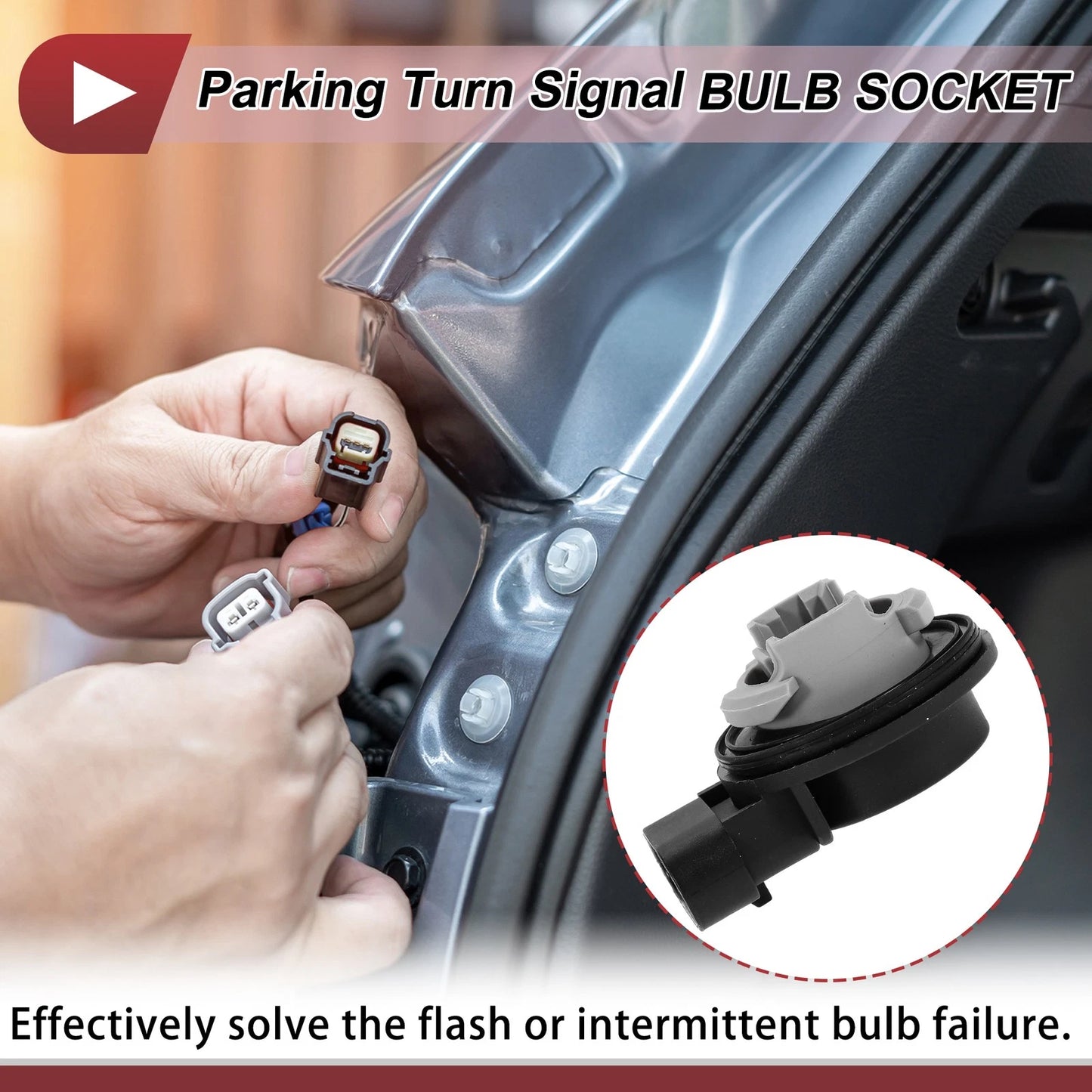 1 Pc / Parking Turn Signal Light Socket for Buick LeSabre (2000–2005)