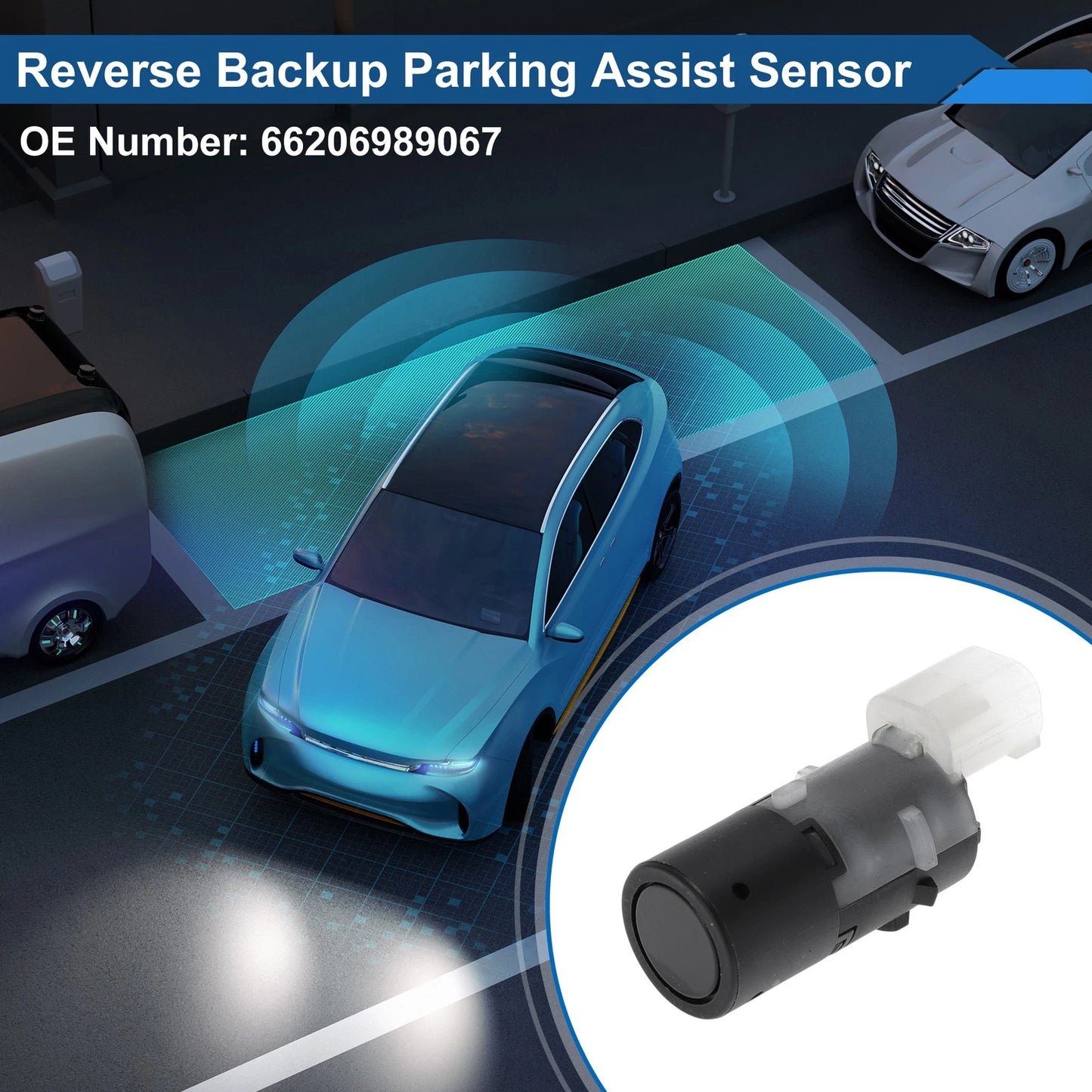 Reverse Backup Parking Sensor for BMW E46 318i 2.0 (2001-2005) Black
