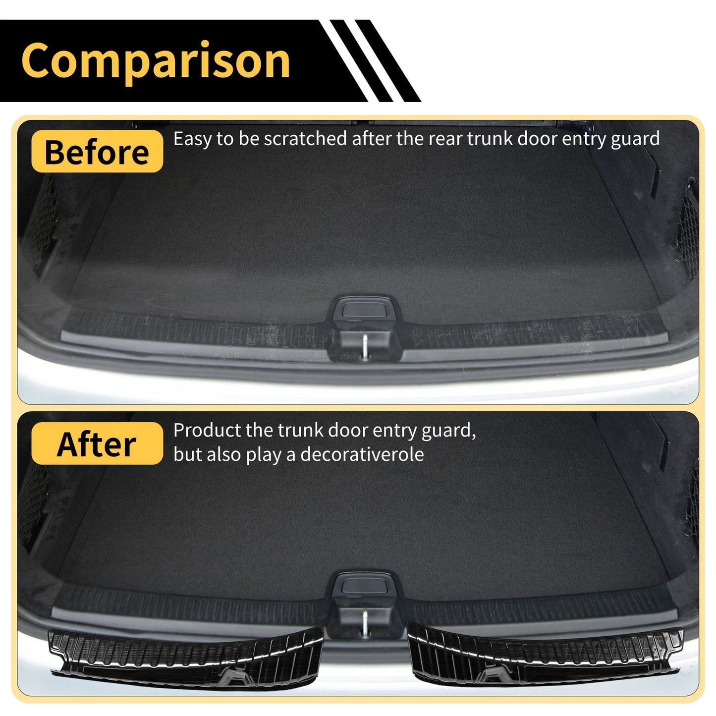 Bumper Guards for Tesla Model Y Juniper 2025-2026 Black 1 Pc