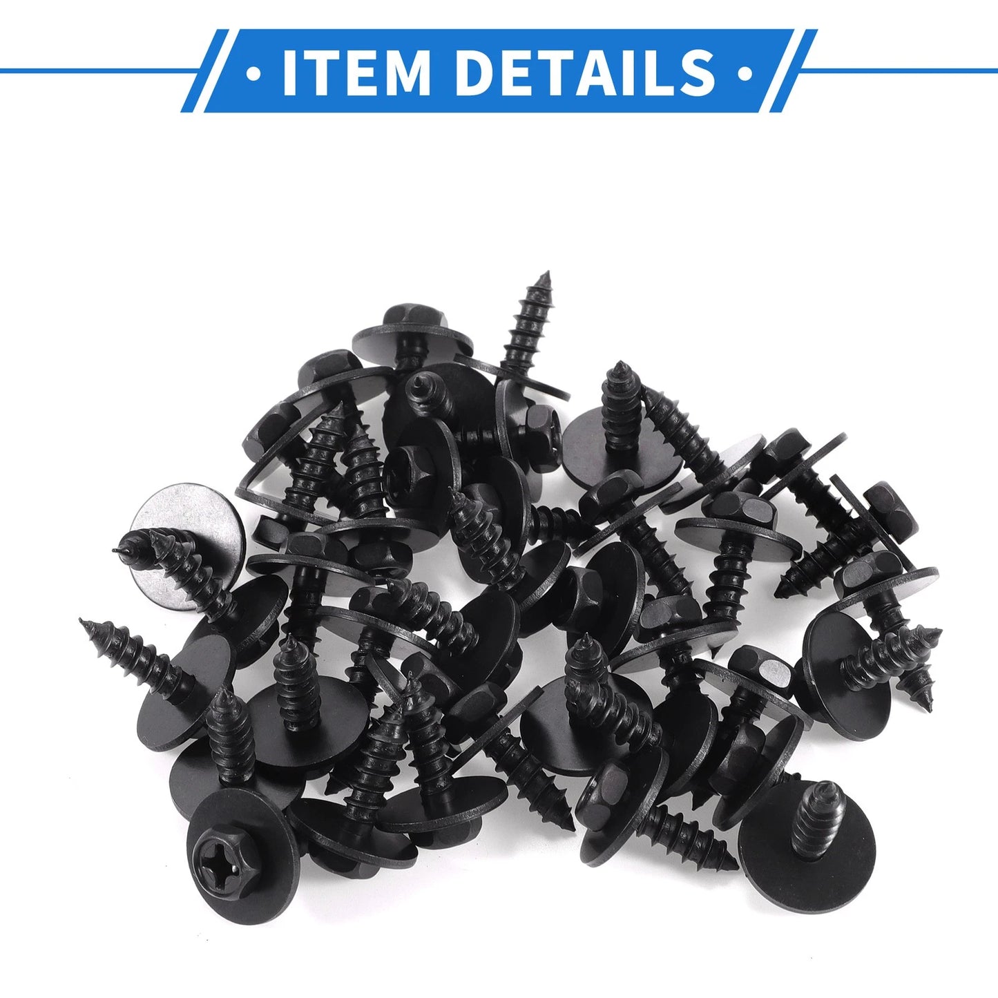 40 Pcs Screws Fender Liner Splash Shield Cover Toyota Avalon (2013–2018)