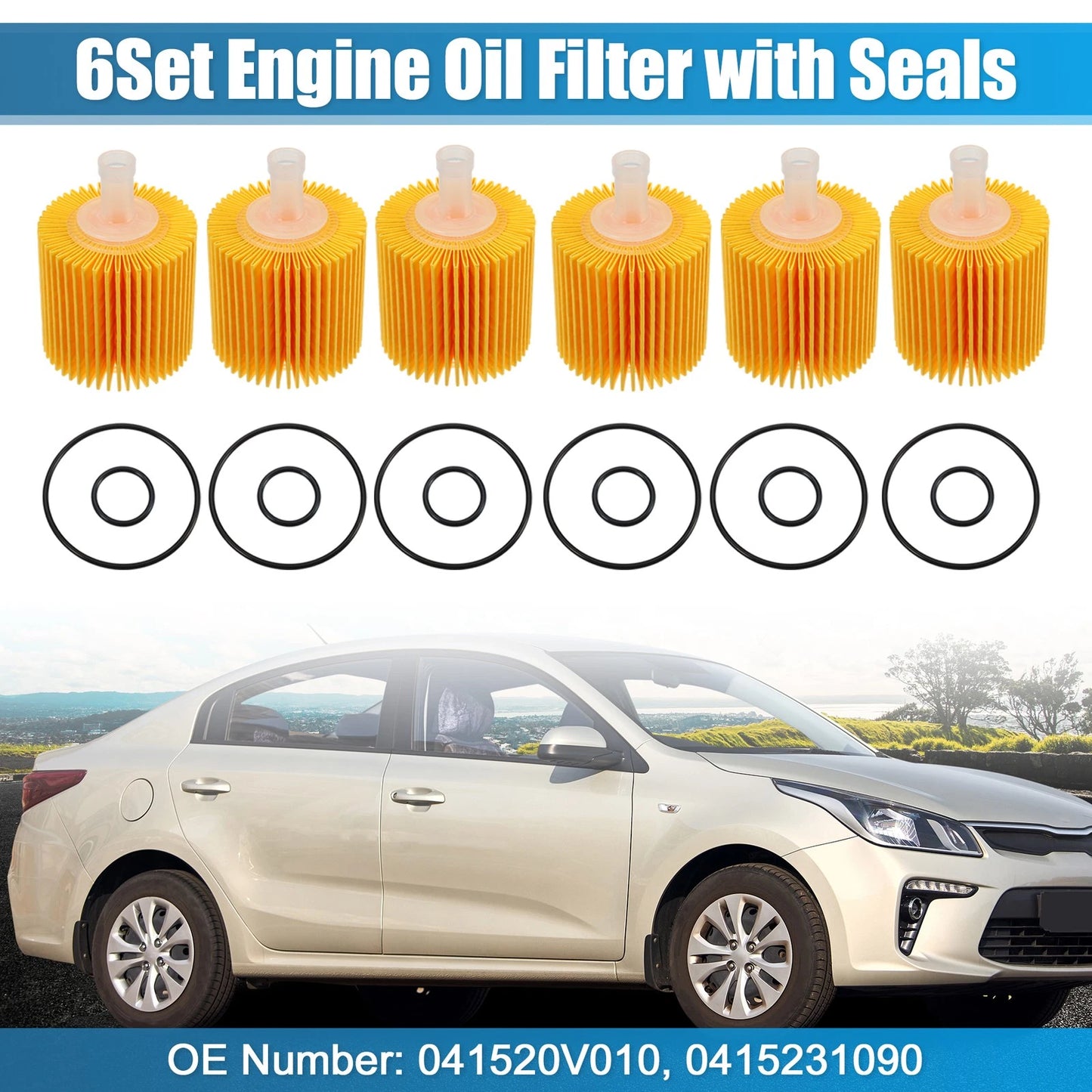 Engine Oil Filter Set for Toyota Avalon (2013-2018)