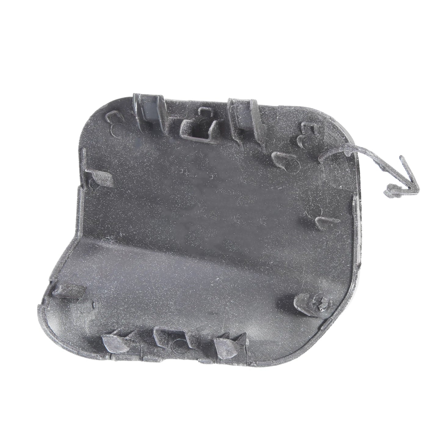 Front Bumper Tow Hook Cover for Nissan Rogue (2014-2016) Silver Tone