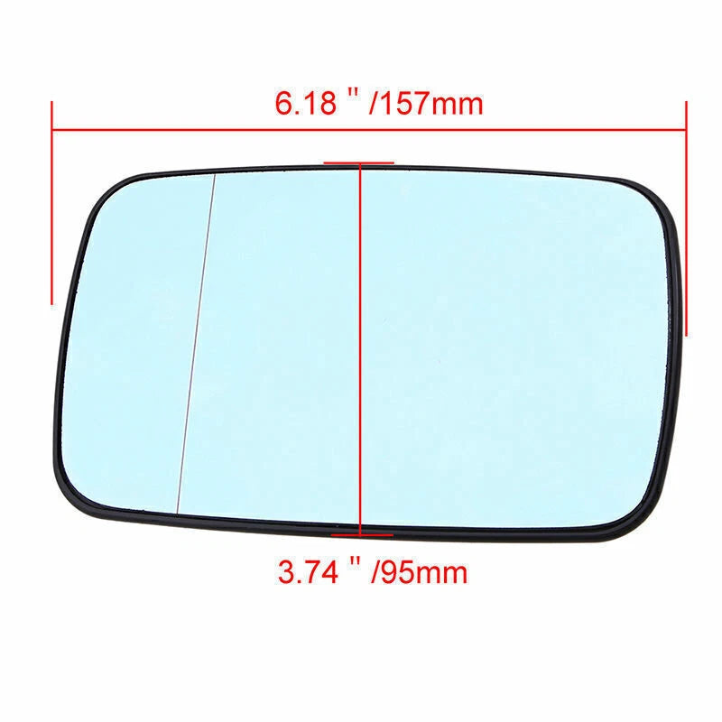 Tinted Heated Mirror Glass for BMW E46 E39 (2000-2006) - Driver/Passenger Side