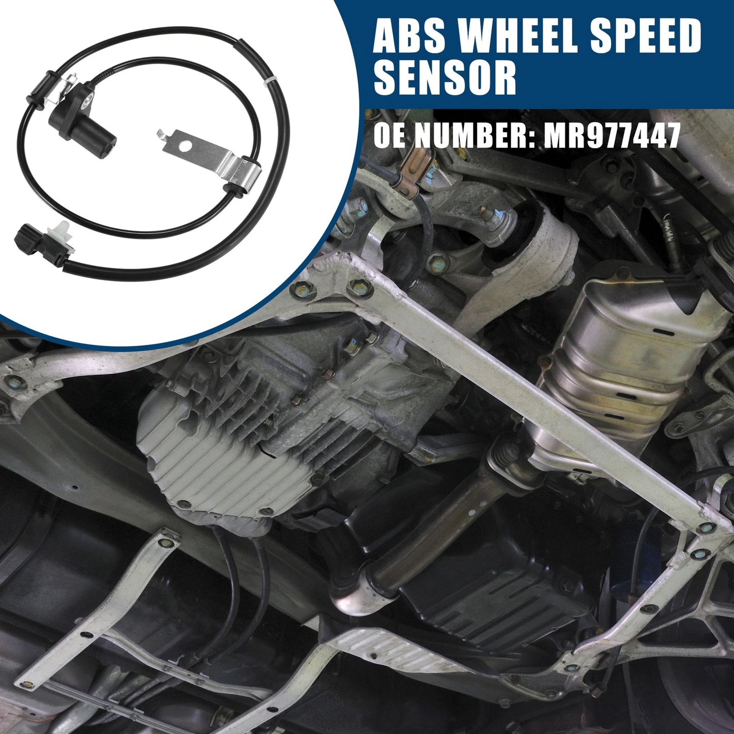 ABS Wheel Speed Sensor Front Right for Mitsubishi Shogun Pinin (2001-2007)