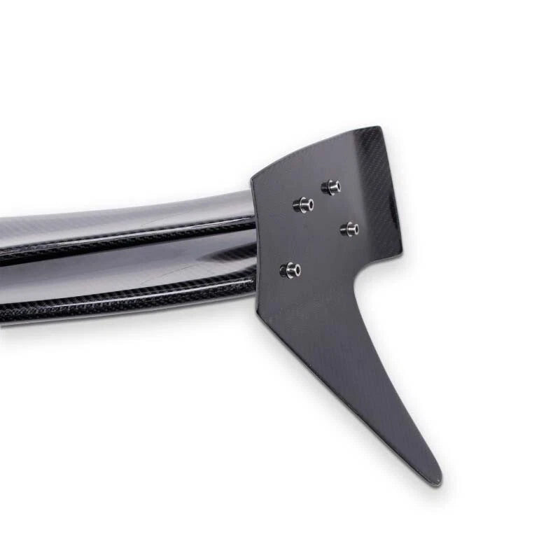 Real Carbon Fiber Double Rear Spoiler Roof Wing For Mini R55 R56 Clubman