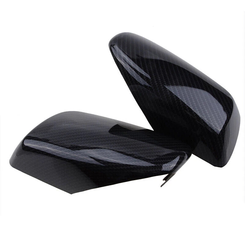 Car Mirror Cover Caps for BMW E60 5-Series 525i 530i 540i (2004-2007) 2 x Carbon Black