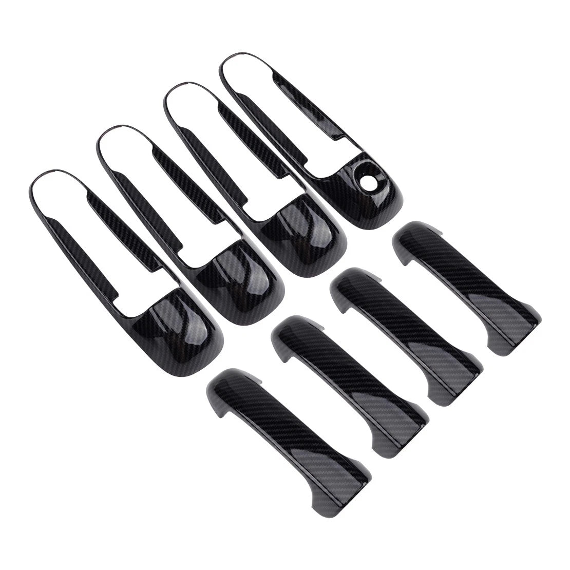 Carbon Fiber Door Handle Trims Covers for Dodge Ram Dakota Durango (2000-2009)