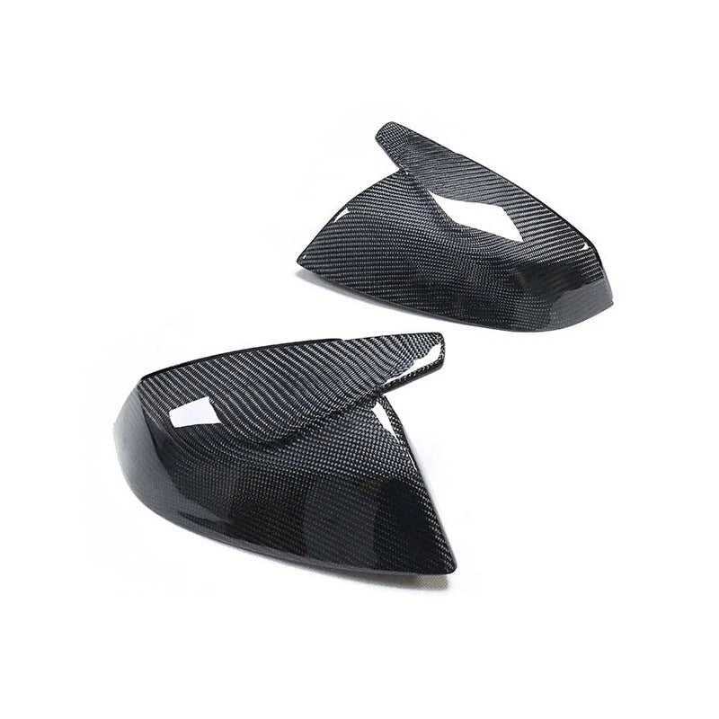 Replace Carbon Fiber Wing Mirror Cover Housing Kit For Audi Q5 Q7 2017-2023