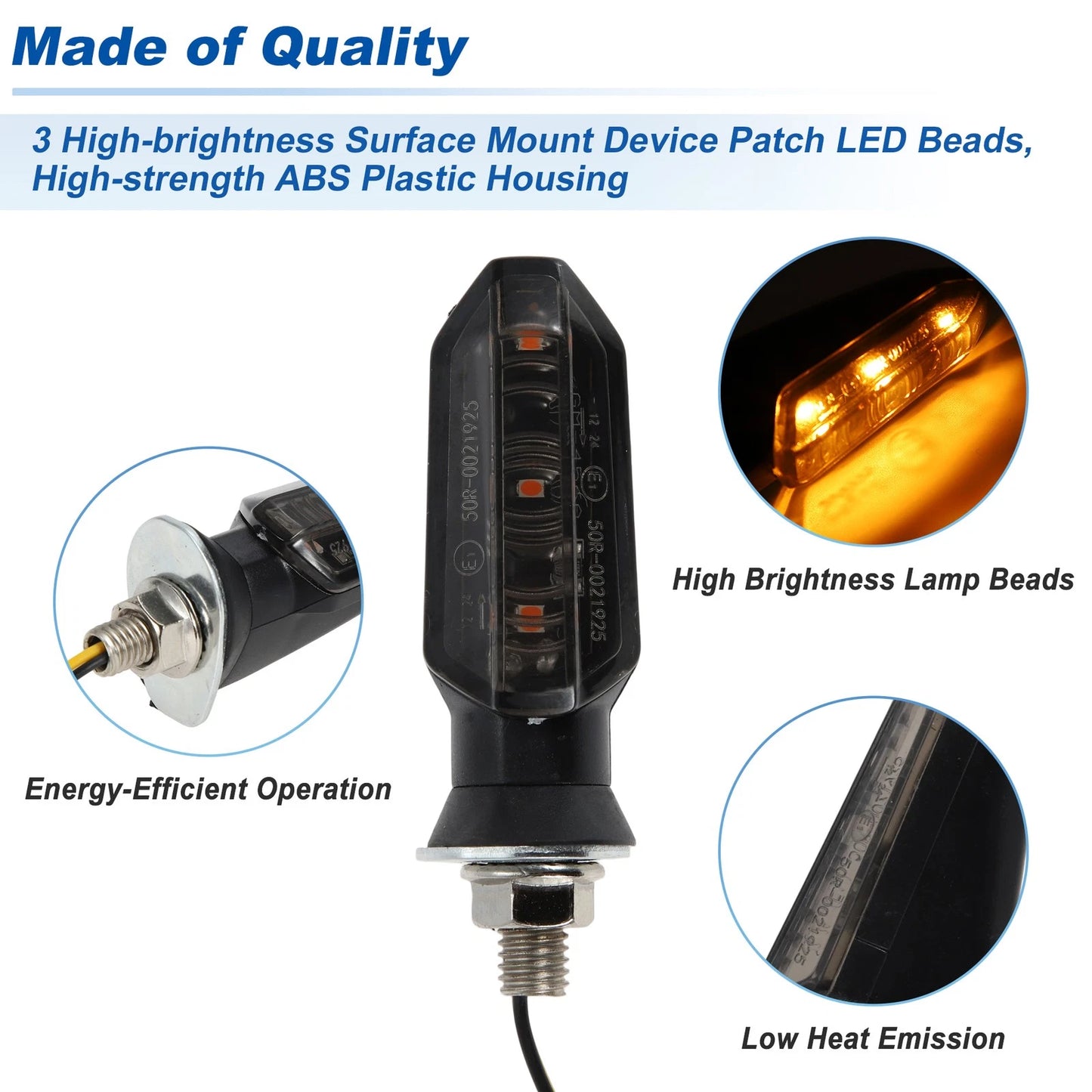 Turn Signal Assembly for Motorcycle