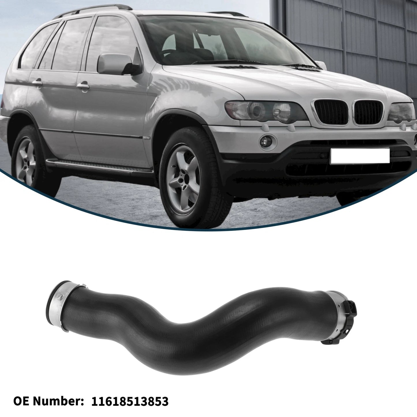 Radiator Hose Intake Pipe for BMW X5 F15 F85 (2015-2018)