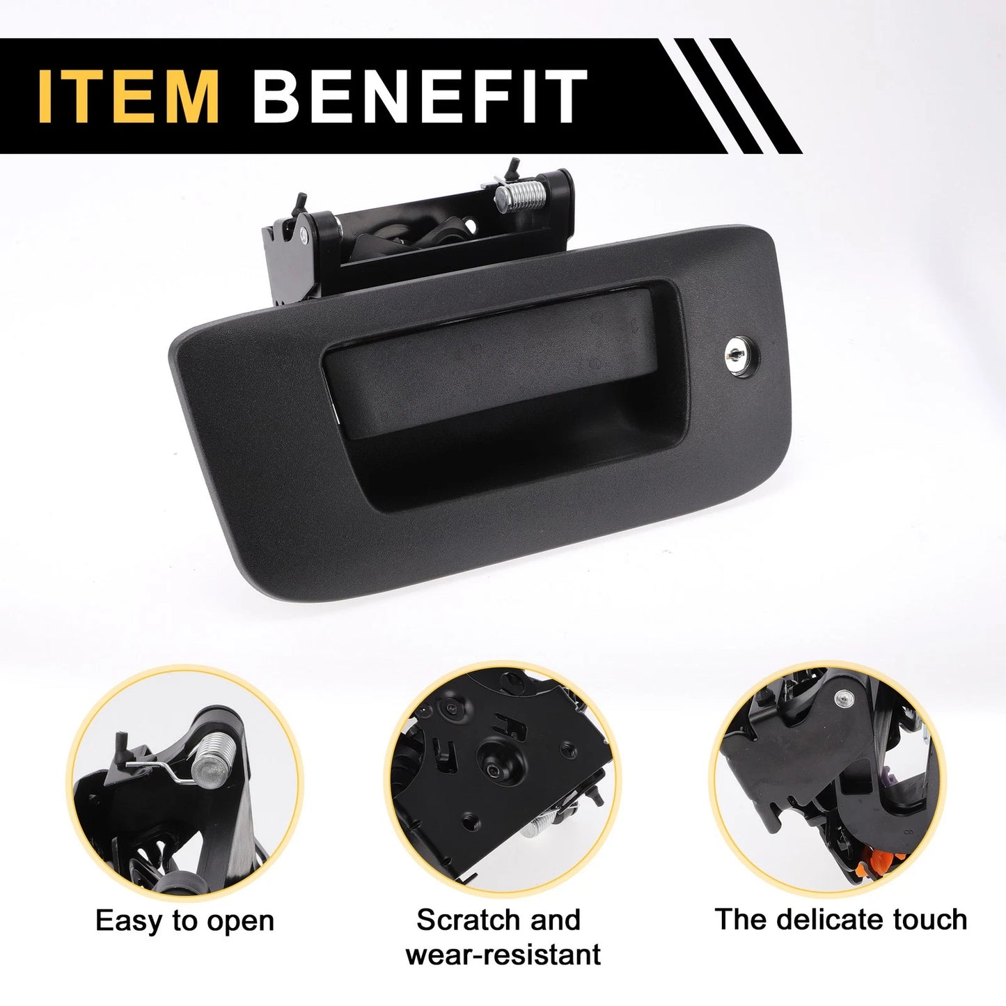 Liftgate Latch Tailgate Handle for Chevrolet Silverado 2500 & GMC Sierra 1500